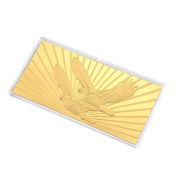 Shop Lc 24K Golden Symbol Of American Freedom – Twin Eagles Embossed Sheet (15.5 × 7.5 Cm) 100 Mg