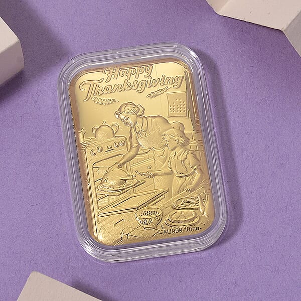 Shop Lc 24K Golden Thanksgiving Emboss Sheet (31x45.5mm) 10mg