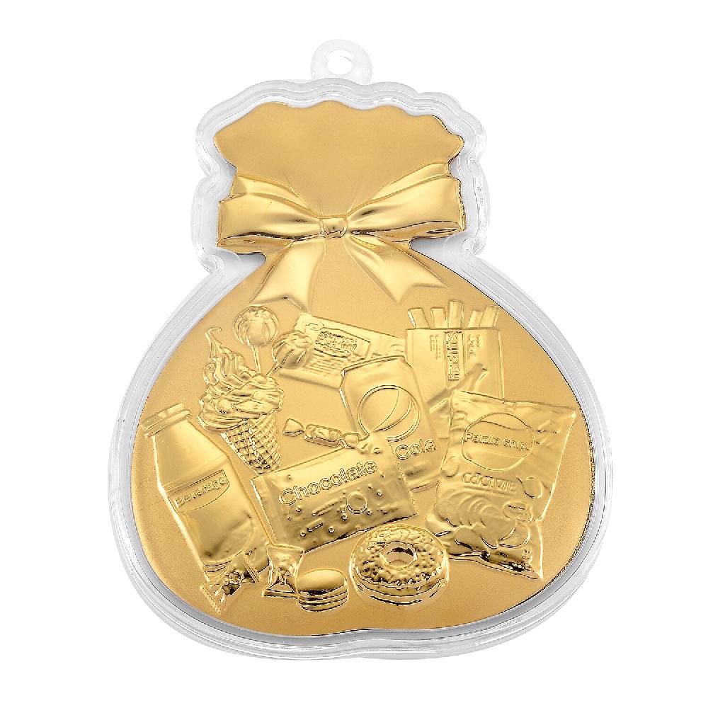 shop lc 24K Golden Wealth & Blessings Lucky Bag Emboss Sheet 10mg