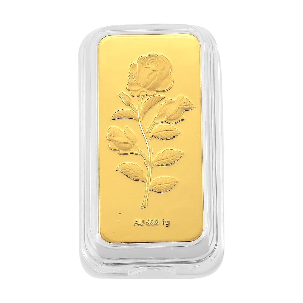 shop lc 24K Yellow Gold 3D Brick Rose Emboss Sheet 45.3X25X10mm 1g shop lc 24K Yellow Gold 3D Brick Rose Emboss Sheet 45.3X25X10mm 1g