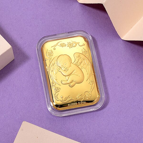 Shop Lc 24K Yellow Gold Angel Dreams Emboss Sheet 10mg