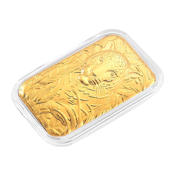 Shop Lc 24K Yellow Golden Regal Tiger Emboss Sheet 10mg (Del. In 10-12 Days)