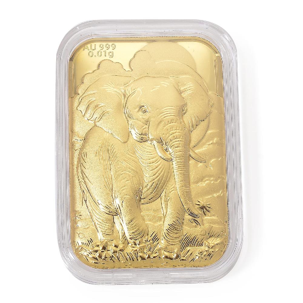 shop lc 24K Yellow Golden Royal Elephant Emboss Sheet 10mg