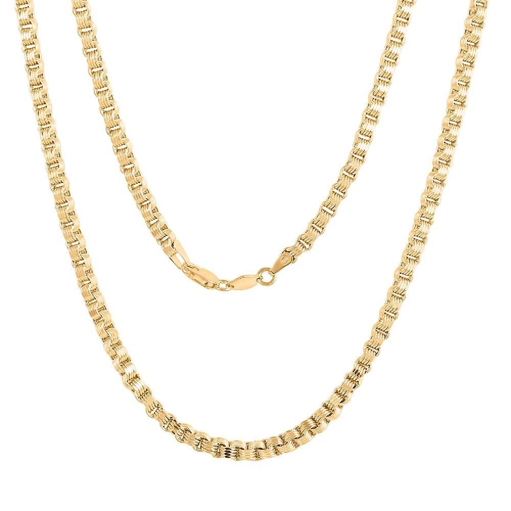 shop lc 3.2mm Box Alexander Chain Necklace in 10K Yellow Gold 9.5 Grams 22 Inches