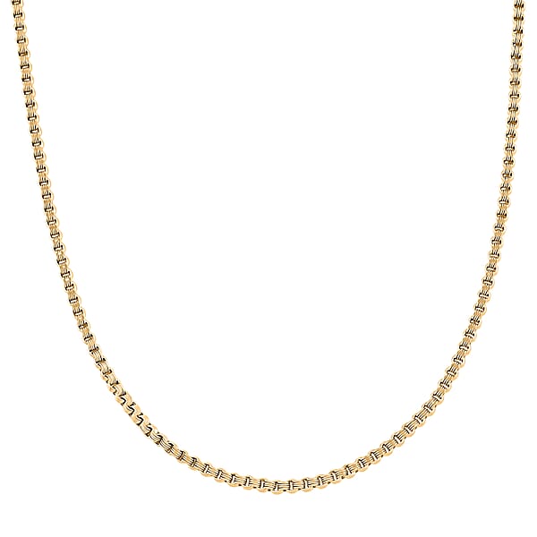 Shop Lc 3.2mm Byzantine Chain Necklace In 10K Yellow Gold 11.4 Grams 26 Inches