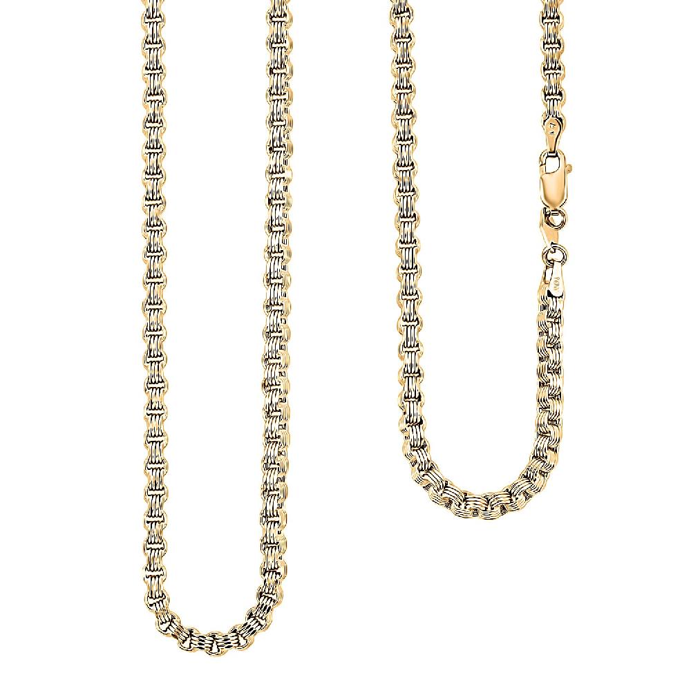 shop lc 3.2mm Byzantine Chain Necklace in 10K Yellow Gold 11.4 Grams 26 Inches
