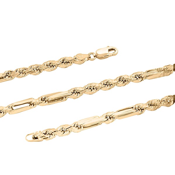 Shop Lc 3.5mm Milano Chain Necklace In 10K Yellow Gold 9.30 Grams 26 Inches