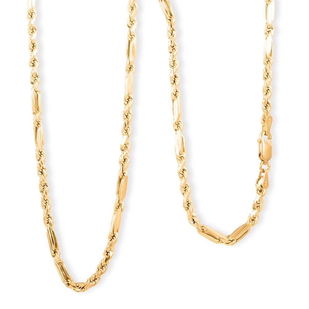 shop lc 3mm Milano Chain Necklace in 10K Yellow Gold 4.70 Grams 18 Inches
