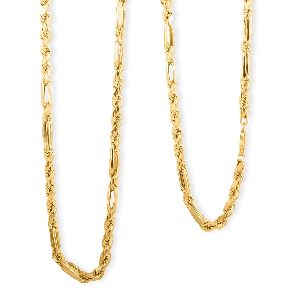 shop lc 4mm Milano Chain Necklace in 10K Yellow Gold 7.20 Grams 20 Inches