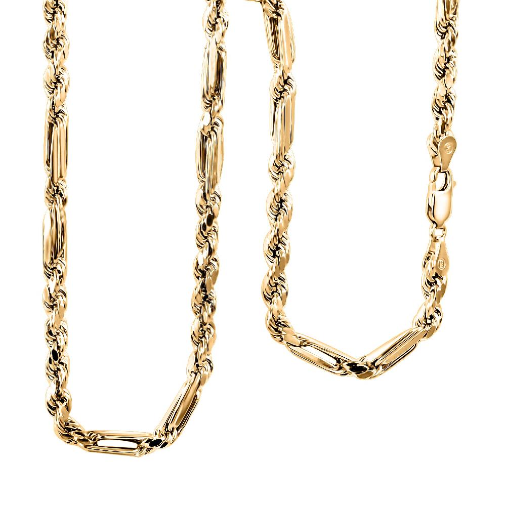 shop lc 5mm Milano Chain Necklace in 10K Yellow Gold 10.4 Grams 24 Inches