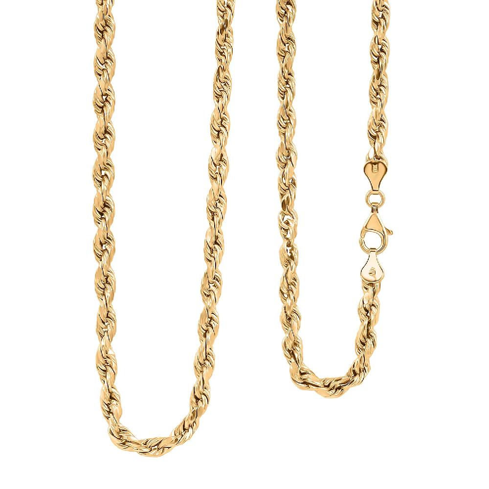 shop lc 5mm Rope Chain Necklace in 10K Yellow Gold 13.50 Grams 28 Inches shop lc 5mm Rope Chain Necklace in 10K Yellow Gold 13.50 Grams 28 Inches