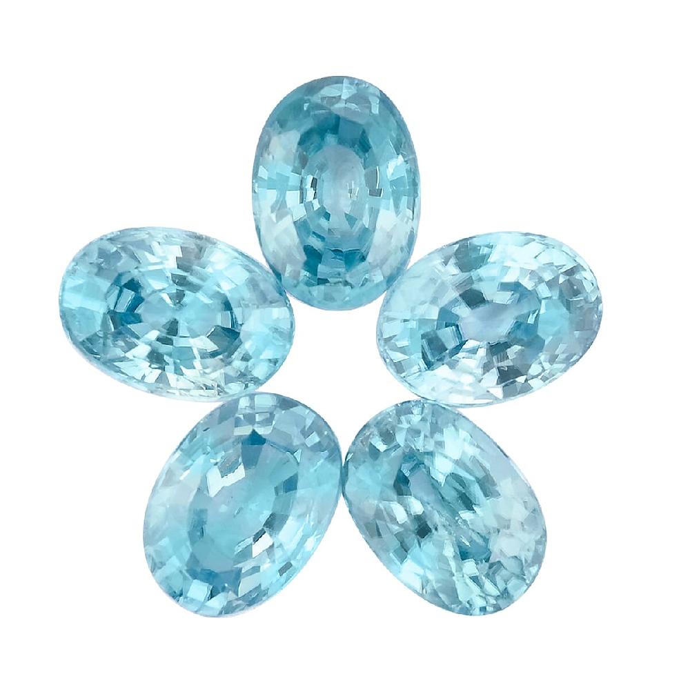 shop lc 6.00 ctw Oval Blue Zircon Loose Gemstone – AAAA Grade (7x5mm)