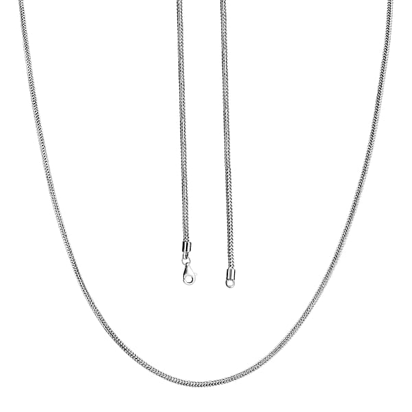 Shop Lc 950 Platinum Interlocking Links Chain Necklace (18 Inches) (9.65 Grams)