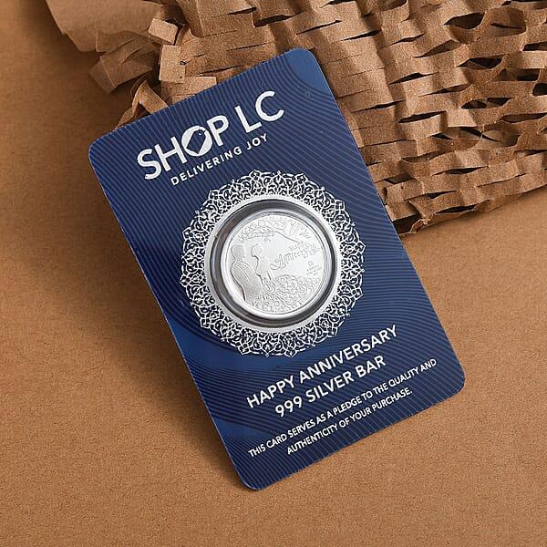 Shop Lc 999.9 Fine Silver Happy Anniversary Coin 5 Grams