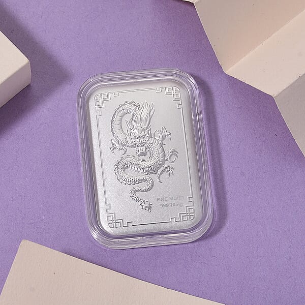 Shop Lc 999 Fine Silver Dragon Emboss Sheet 31x45.5mm (10mg)