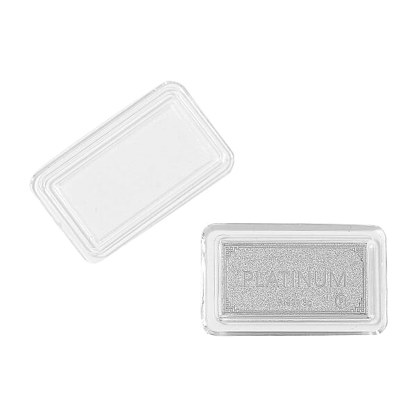 Shop Lc 999 Platinum Collectible Bar 14x28x0.4mm (3 G)