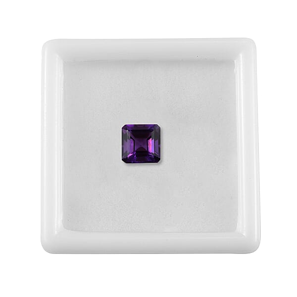 Shop Lc AA Asscher Cut Mashamba Amethyst (Oct 7x7 Mm) 1.51 Ctw Loose Gemstone