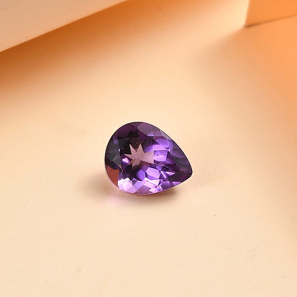 Shop Lc AA Mashamba Amethyst (Pear 10x8 Mm) 2.00 Ctw Loose Gemstone