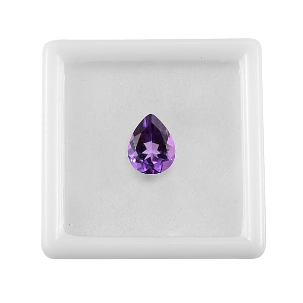 Shop Lc AA Mashamba Amethyst (Pear 10x8 Mm) 2.00 Ctw Loose Gemstone