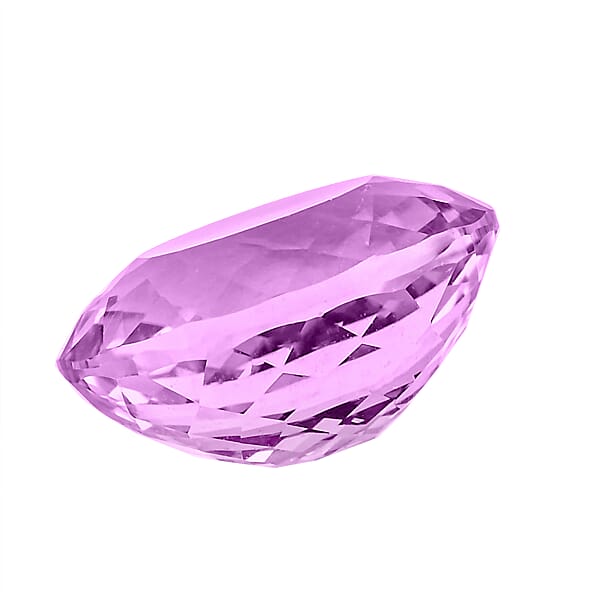 Shop Lc AAA Martha Rocha Kunzite (Oval 20x15 Mm) 14.00 Ctw