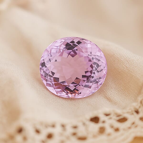 Shop Lc AAA Martha Rocha Kunzite (Ovl Free Size) 15.00 Ctw