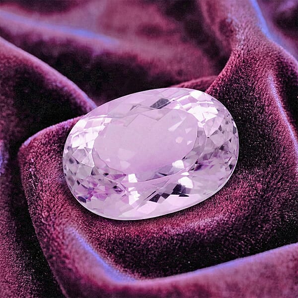 Shop Lc AAA Martha Rocha Kunzite (Ovl Free Size) 20.00 Ctw