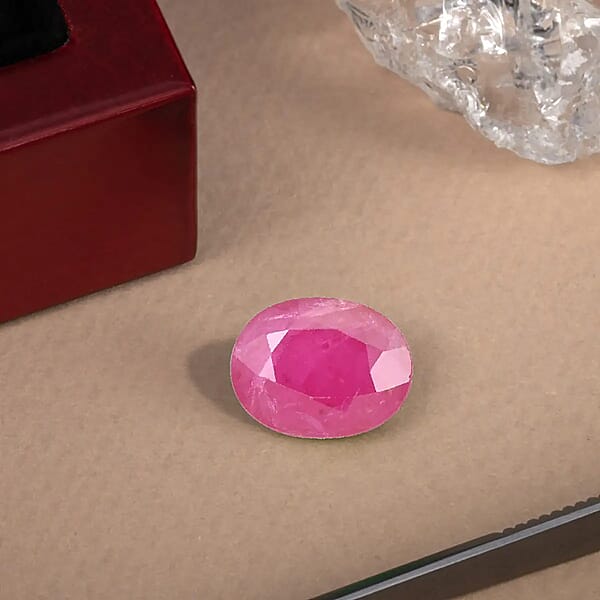 Shop Lc AAA Royal Ruby (Ovl 9x7 Mm) 1.80 Ctw Loose Gemstone For Jewelry Making Ruby Loose Gem Ruby Stone For Jewelry