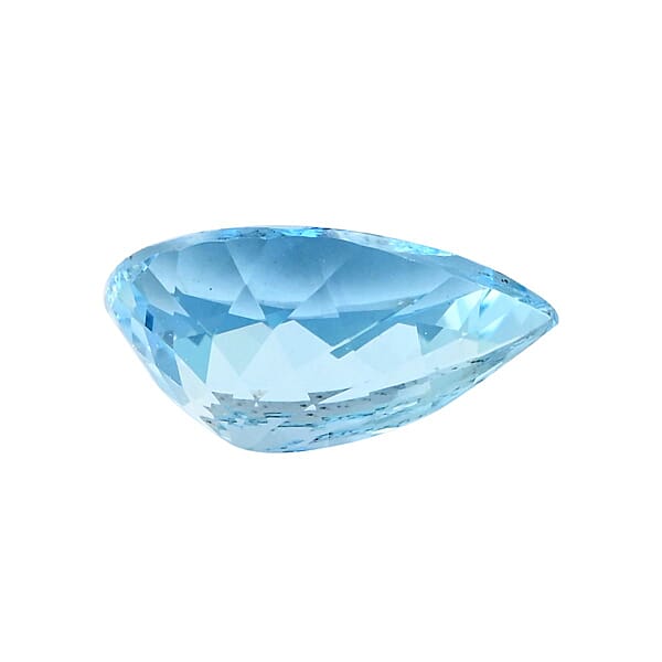 Shop Lc AAA Santa Maria Aquamarine (Pear Free Size) 2.00 Ctw