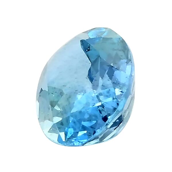 Shop Lc AAA Santa Maria Aquamarine Set Of 3 (Ovl 6x4 Mm) 1.00 Ctw