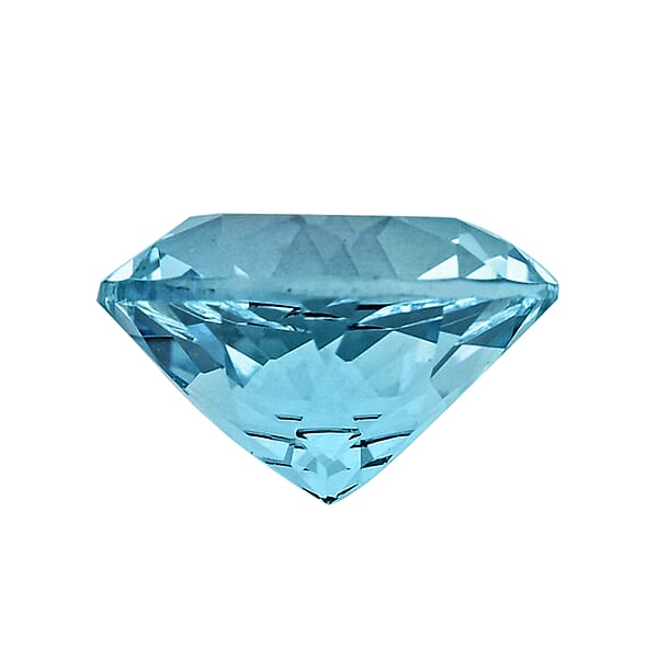 Shop Lc AAA Sao Domingos Aquamarine (Rnd 8 Mm) 1.30 Ctw