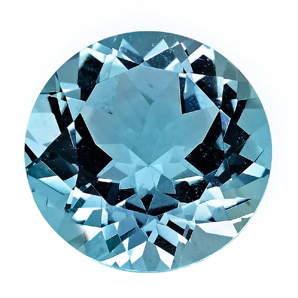 shop lc AAA Sao Domingos Aquamarine (Rnd 8 mm) 1.30 ctw