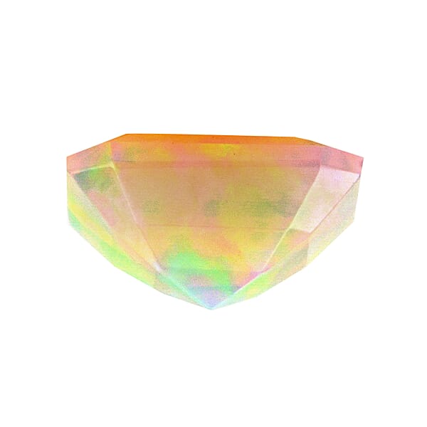 Shop Lc AAAA Asscher Cut Ethiopian Welo Opal (Sqr 10x10 Mm) 2.00 Ctw