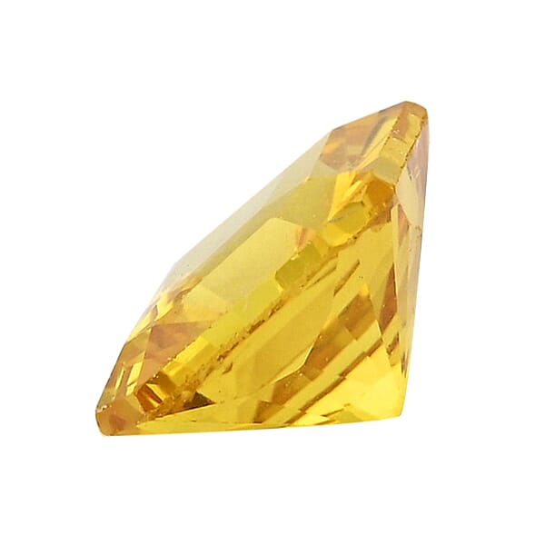 Shop Lc AAAA Asscher Cut Yellow Sapphire (Sqr 5x5 Mm) 0.75 Ctw