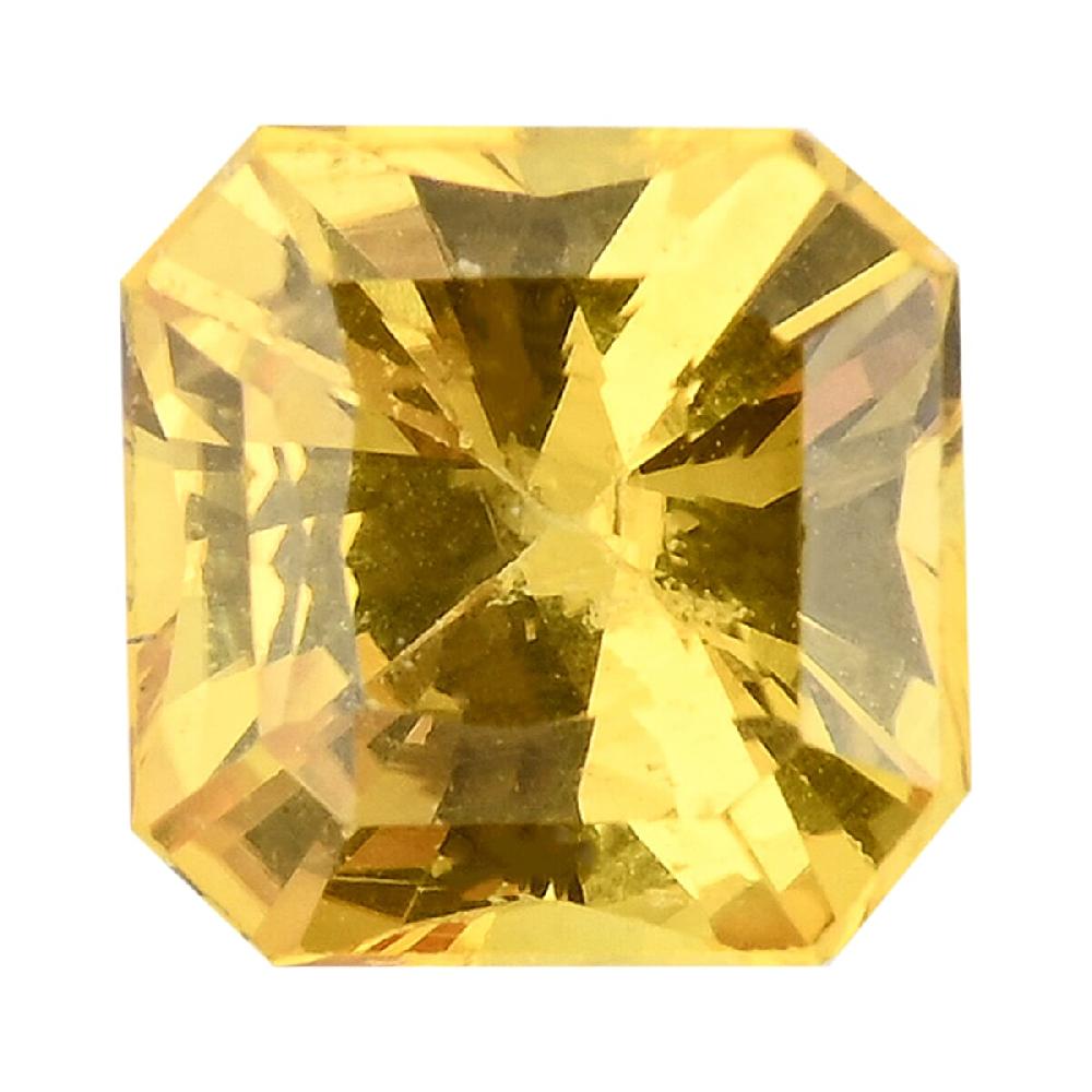 shop lc AAAA Asscher Cut Yellow Sapphire (Sqr 5x5 mm) 0.75 ctw