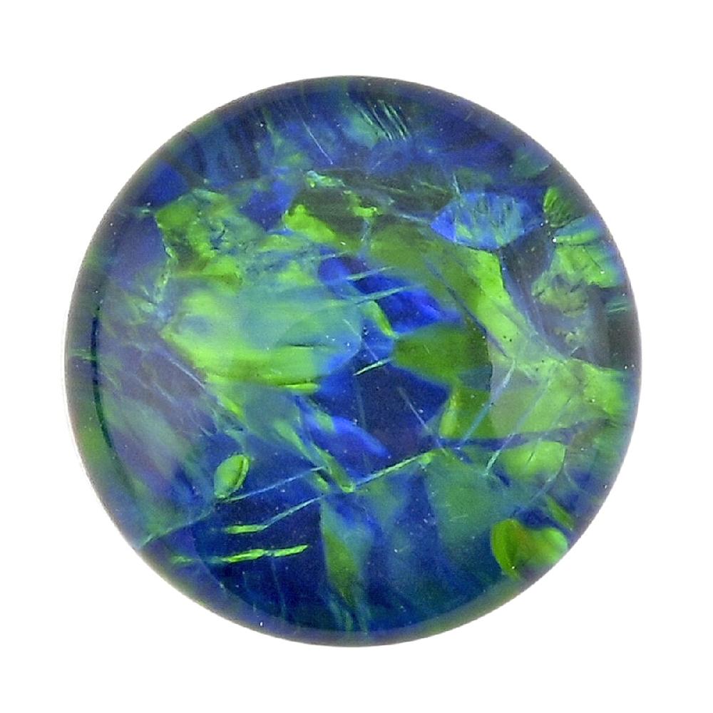 shop lc AAAA Australian Lightning Black Ridge Opal Triplet (Rnd 8 mm)