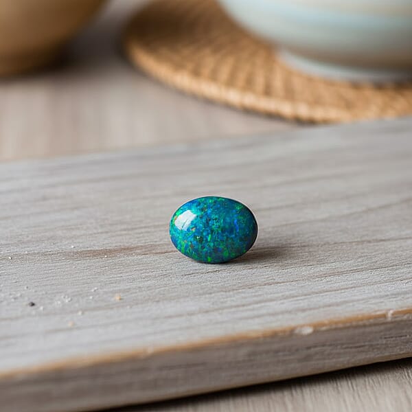 Shop Lc AAAA Australian Lightning Ridge Opal Triplet (Oval 9x7 Mm) 1.20 Ctw
