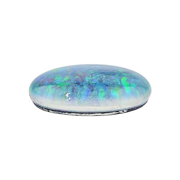 Shop Lc AAAA Australian Lightning Ridge Opal Triplet (Oval 9x7 Mm) 1.20 Ctw