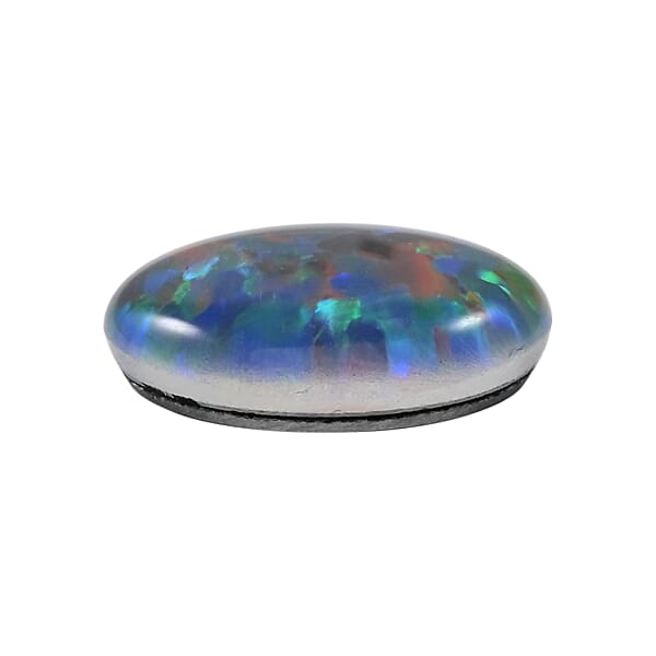 Shop Lc AAAA Australian Lightning Ridge Opal Triplet (Ovl 10x8 Mm) 1.75 Ctw