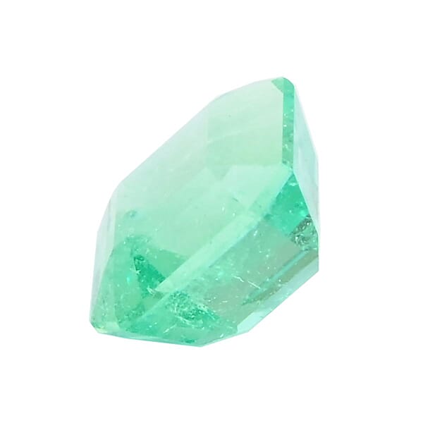 Shop Lc AAAA Boyaca Mint Colombian Emerald (Oct Free Size) 0.50 Ctw