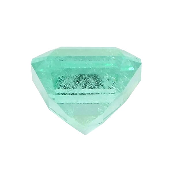 Shop Lc AAAA Boyaca Mint Colombian Emerald (Oct Free Size) 0.50 Ctw