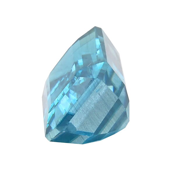 Shop Lc AAAA Cambodian Blue Zircon (Oct Free Size) 6.00 Ctw