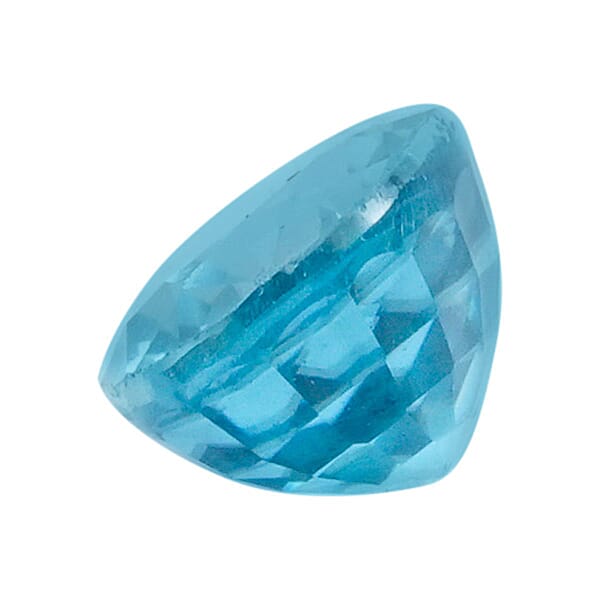 Shop Lc AAAA Cambodian Blue Zircon (Ovl 7x5 Mm) 1.20 Ctw