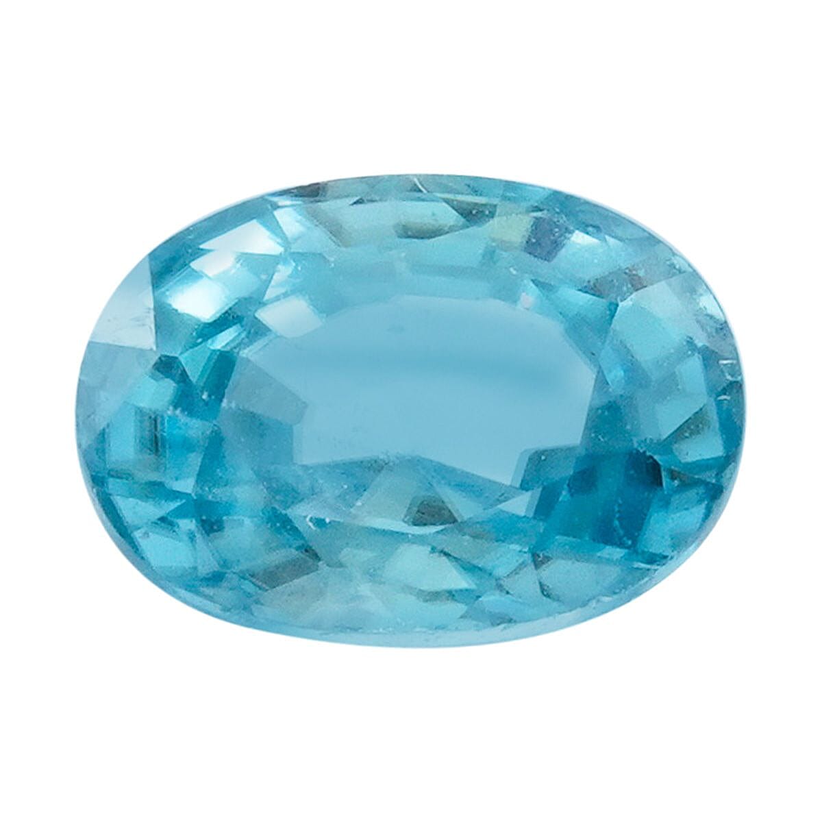 shop lc AAAA Cambodian Blue Zircon (Ovl 7x5 mm) 1.20 ctw