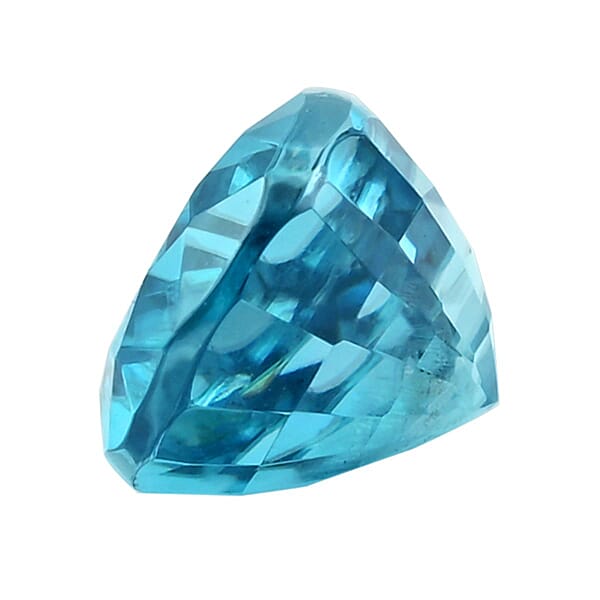 Shop Lc AAAA Cambodian Blue Zircon (Pear Free Size) 4.00 Ctw