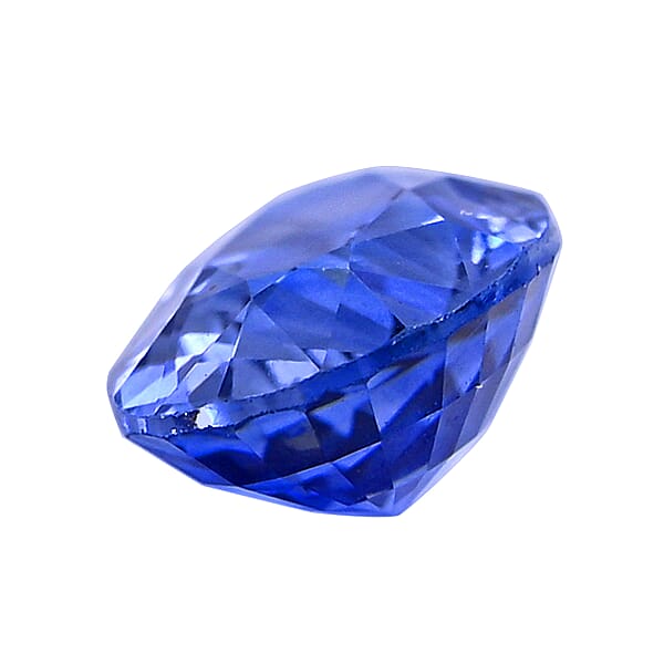 Shop Lc AAAA Ceylon Blue Sapphire (Ovl Free Size) 0.50 Ctw