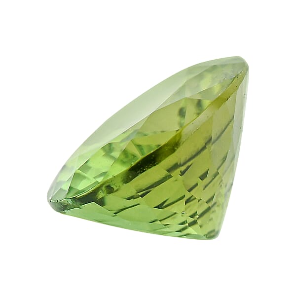 Shop Lc AAAA Cruzeiro Olive Tourmaline (Ovl 10x8 Mm) 2.40 Ctw