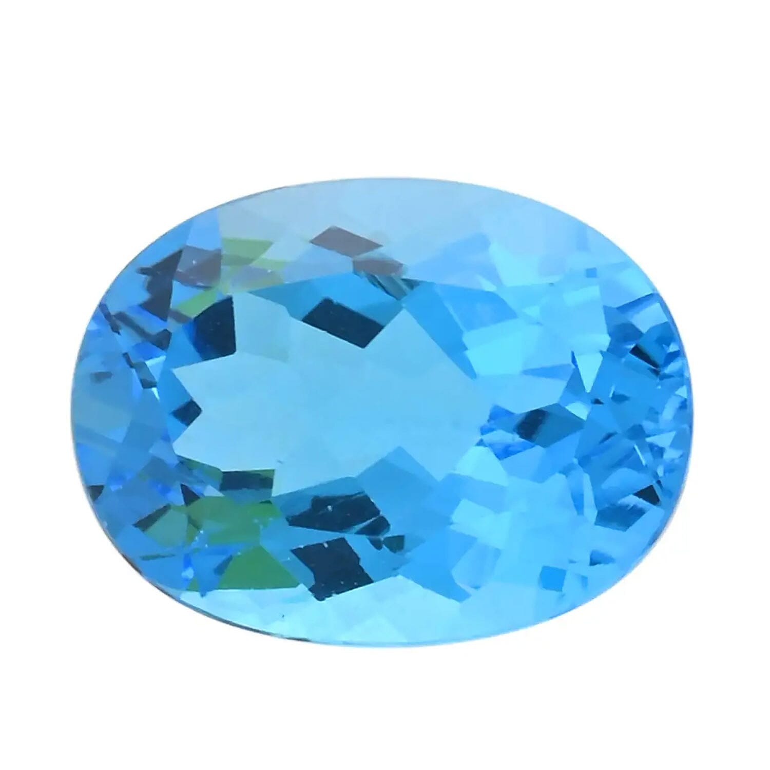 shop lc AAAA Electric Swiss Blue Topaz (Ovl 18x13 mm) 15.00 ctw