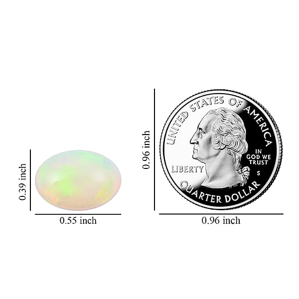 Shop Lc AAAA Ethiopian Welo Opal (Ovl 14x10 Mm) 4.00 Ctw