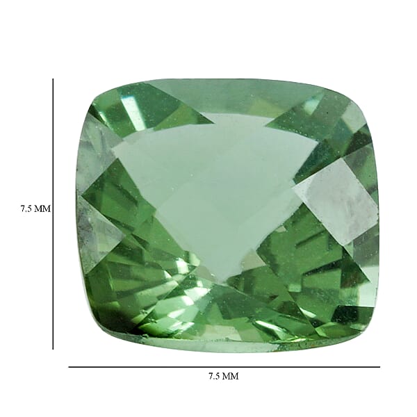Shop Lc AAAA Green Tourmaline (Cush 7.5x7.5 Mm) 2.00 Ctw