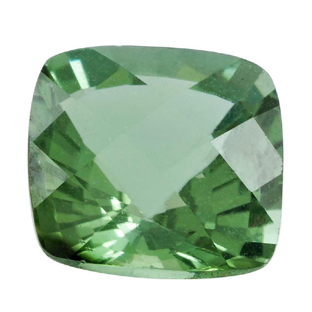 shop lc AAAA Green Tourmaline (Cush 7.5x7.5 mm) 2.00 ctw